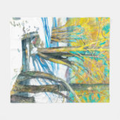 brug in de winter fleece deken (Voorkant (Horizontaal))