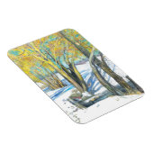 brug in de winter magneet (Rechterzijde)