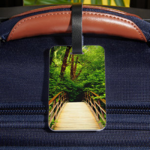 Brug in het bos, Pacific Northwest Bagagelabel