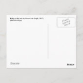 Brug in het Briefkaart Rain (Achterkant)