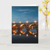 Brug in Koblenz Duitsland Kaart (Gele Bloem)