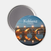 Brug in Koblenz Duitsland Magneet (Voorkant / Achterkant)