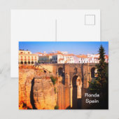 Brug in Ronda in Spanje Briefkaart (Voorkant / Achterkant)