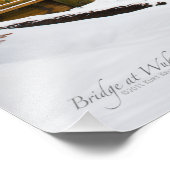 Brug in Wuksachi Foto Afdruk (Hoek)