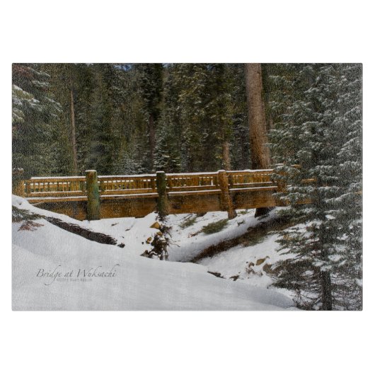 Brug in Wuksachi Snijplank (Voorkant)