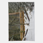 Brug in Wuksachi Theedoek (Verticaal)