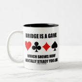Brug is een spel dat Show hoe moreel gestaag Tweekleurige Koffiemok (Links)