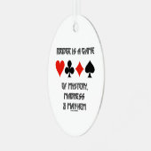 Brug is een spel van mysterie-waanzin en Mayhem Metalen Ornament (Voorkant links)