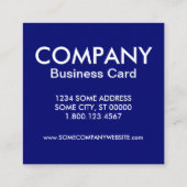 brug met hoog profiel vierkante visitekaartje (Achterkant)