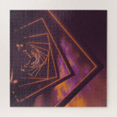 brug met hoog treinstel legpuzzel (Horizontaal)