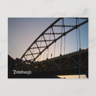 Brug naar schemering briefkaart