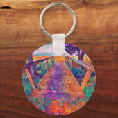 Brug naar vrede en schilderen  sleutelhanger (Voorkant)