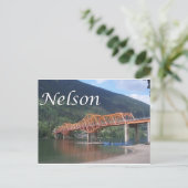Brug: Nelson, BC Briefkaart (Staand voorkant)