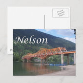 Brug: Nelson, BC Briefkaart (Voorkant / Achterkant)