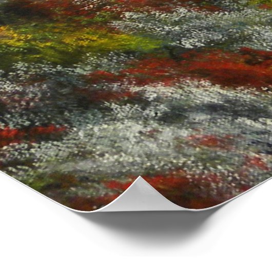 Brug om over Druk te kruisen Poster (Hoek)