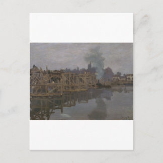 Brug onder reparatie (1871-1872) briefkaart