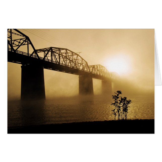 Brug op Dawn (Voorkant Horizontaal)