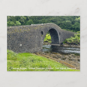 "Brug over de Atlantische Oceaan", Seil Island, Sc Feestdagenkaart