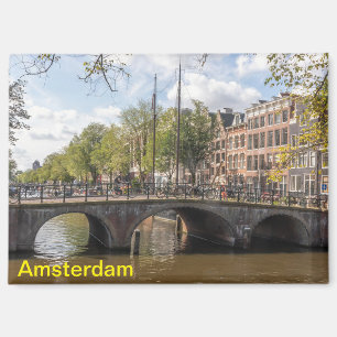 Brug over de Keizersgracht, Amsterdam, Nederland Magneet