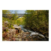 Brug over de rivier perfect poster (Voorkant)