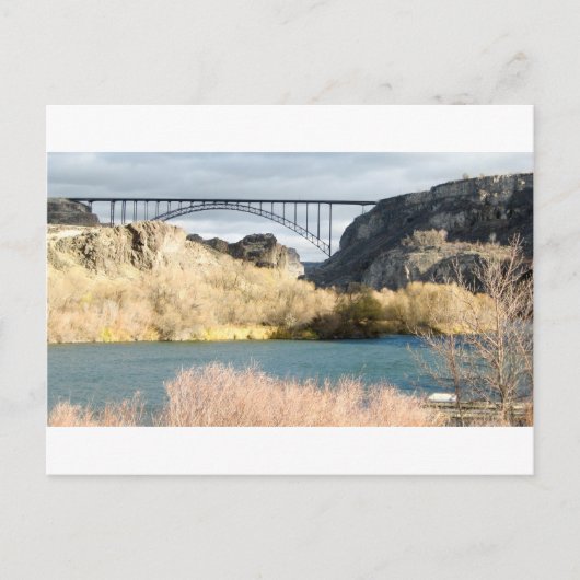 Brug over de Snake rivier Briefkaart (Voorkant)