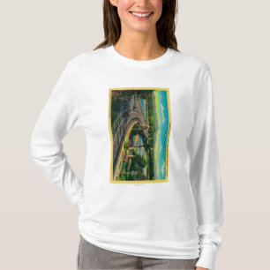 Brug over de snelweg door de rivier Santa Ana T-shirt