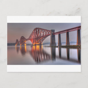 brug over de spoorweg briefkaart