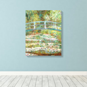 Brug over de vijver van waterlelies Claude Monet Canvas Afdruk