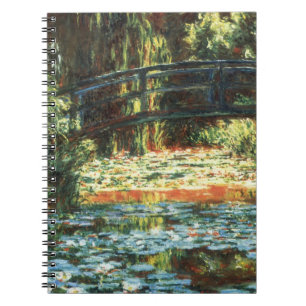 Brug over de waterlieveling door Claude Monet Notitieboek