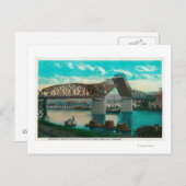 Brug over de Willamette Briefkaart (Voorkant / Achterkant)
