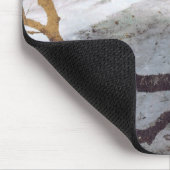 Brug over een bevroren stroom door Alexandra Cook Muismat (Hoek)