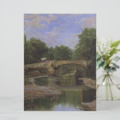 Brug over een rivier in Spanje Kaart (Staand voorkant)