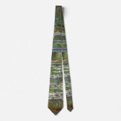 Brug over een waterkant van Claude Monet Stropdas (Voorkant)