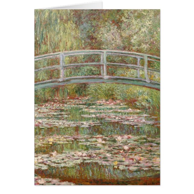 Brug over een waterkant van Monet (Voorkant)