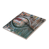 Brug over het Venetiaans kanaal Tegeltje (Zijkant)