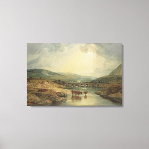 Brug over het Verenigd Koninkrijk Canvas Afdruk