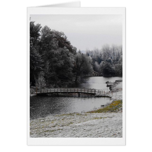 Brug over ijswater (Voorkant)