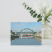 brug over tyne ( daglicht ) briefkaart (Staand voorkant)