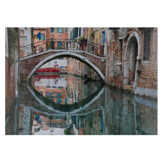 Brug over Venetiaans kanaal Snijplank (Voorkant)