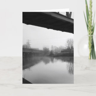 Brug over verontrust water kaart