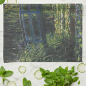 Brug over Waterlily Pond door Claude Monet Theedoek (Gevouwen)