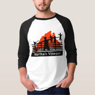 Brug springen - Woohoo! - Martha's Vineyard Raglan T-shirt