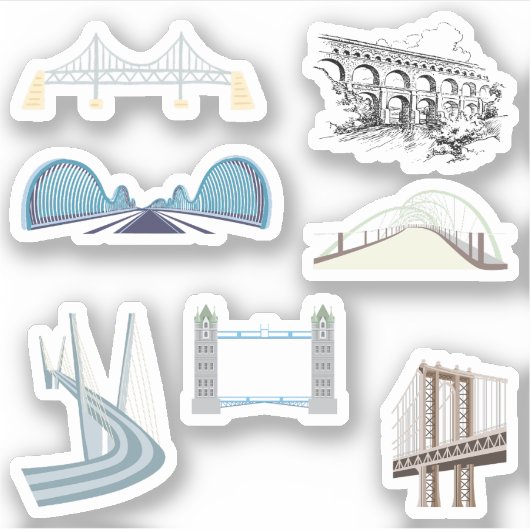 Brug Stickers (Voorkant)