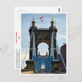 Brug Uitzicht naar Cincinnati Briefkaart (Voorkant / Achterkant)