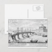 Brug van Aelius en Hadrians mausoleum (Castel S Briefkaart (Voorkant / Achterkant)