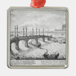 Brug van Aelius en Hadrians mausoleum (Castel S Metalen Ornament