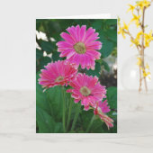 Brug van bloemen - Daisies notecard Kaart (Gele Bloem)