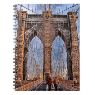 Brug van Brooklyn New York USA Notitieboek