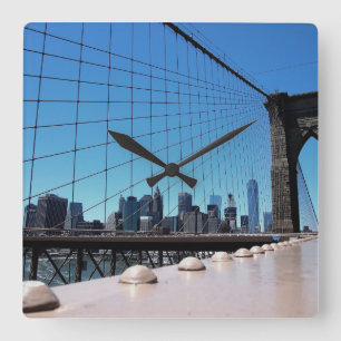 Brug van Brooklyn Vierkante Klok