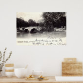 Brug van Burnside, Antietam MD Civil War 1906 Poster (Keuken)
